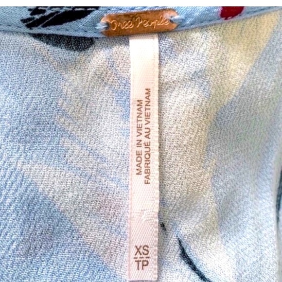 Free People Bella Printed Blur Tunic Top - Picture 5 of 5